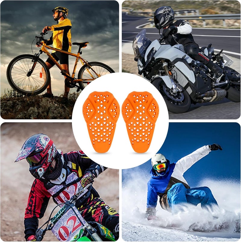 psler CE Level 2 Motorcycle Armor - CE Level 2 Motorcycle Armor Jacket Inserts Motorcycle Jacket Pads for Motorcycle Jackets,Knee - Image 5